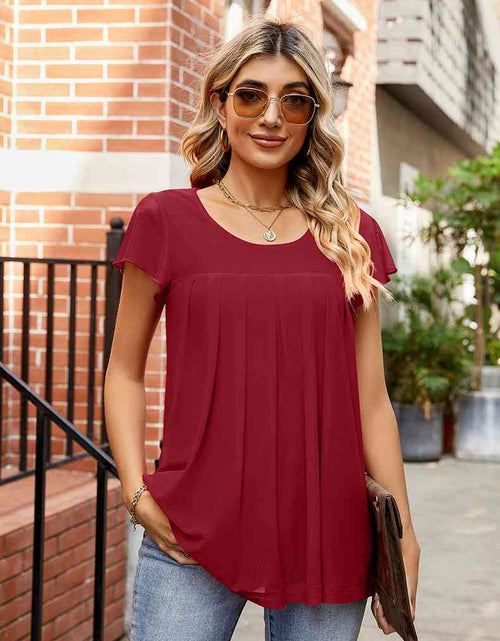 Load image into Gallery viewer, Round Neck Short Sleeve Tee
