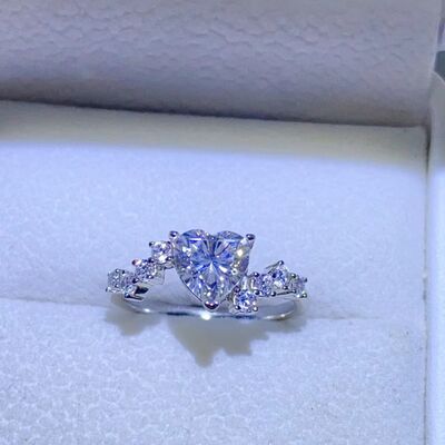 Load image into Gallery viewer, 1 Carat Moissanite 925 Sterling Silver Ring
