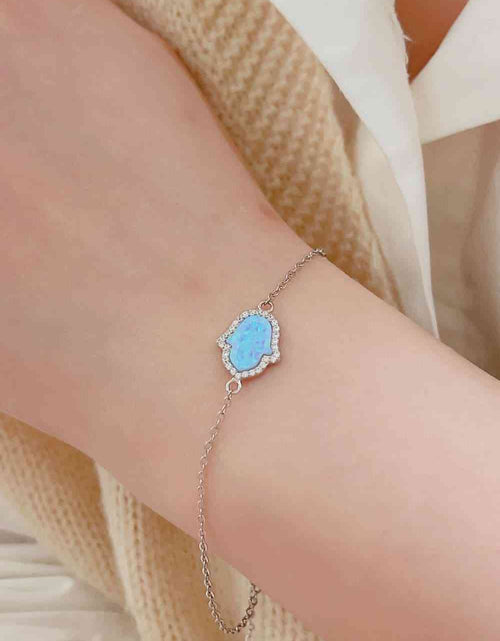 Load image into Gallery viewer, Opal 925 Sterling Silver Bracelet
