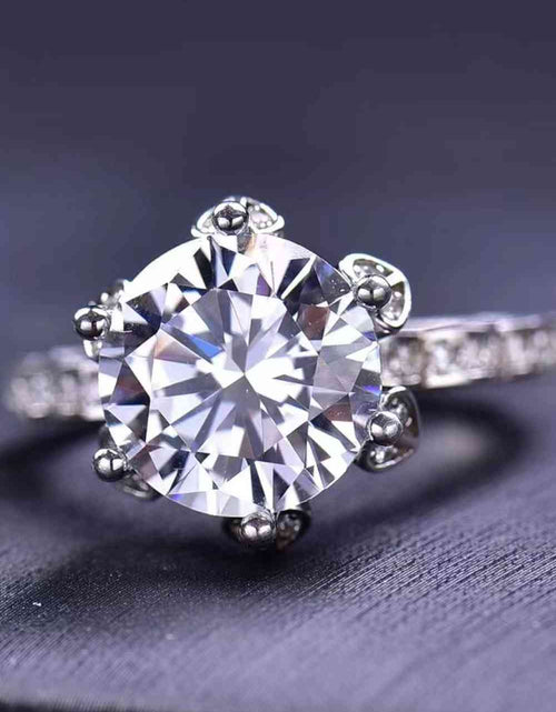 Load image into Gallery viewer, 5 Carat Moissanite Heart 925 Sterling Silver Ring
