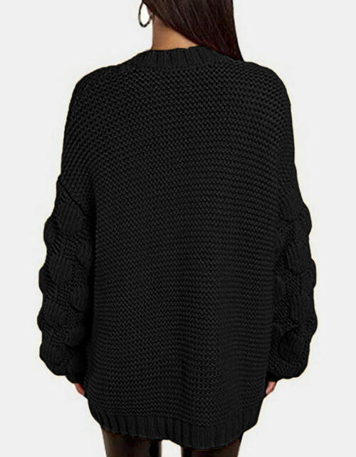 Load image into Gallery viewer, Open Front Long Sleeve Cardigan
