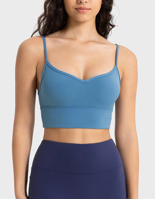 Load image into Gallery viewer, Spaghetti Strap Sport Bra
