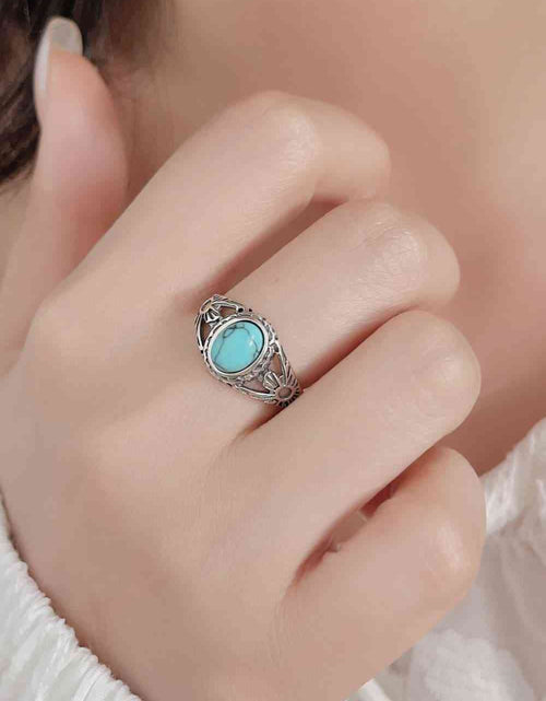 Load image into Gallery viewer, Turquoise 925 Sterling Silver Ring
