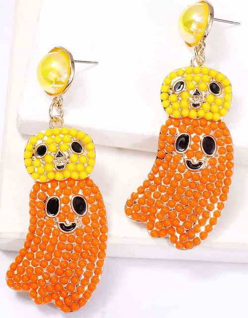 Load image into Gallery viewer, Halloween Ghost Shape Dangle Earrings
