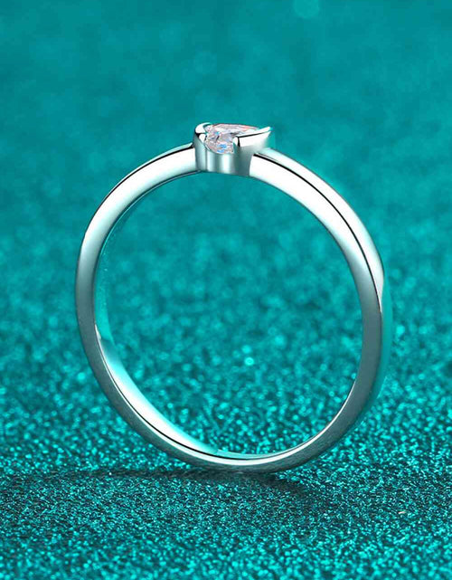 Load image into Gallery viewer, Heart-Shaped Moissanite Solitaire Ring
