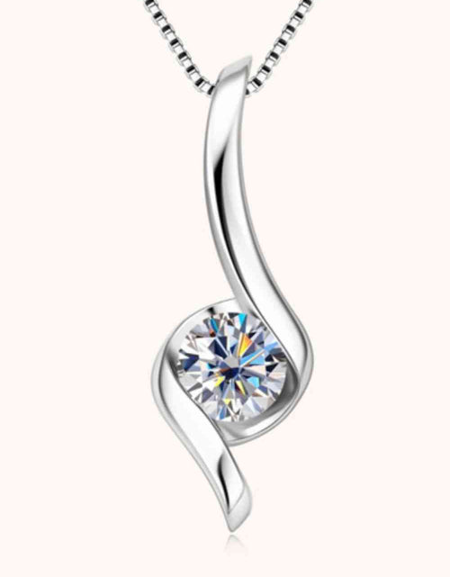 Load image into Gallery viewer, 1 Carat Moissanite 925 Sterling Silver Necklace
