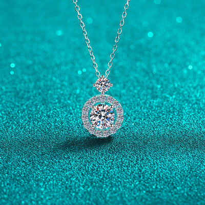 Load image into Gallery viewer, 1 Carat Moissanite 925 Sterling Silver Necklace
