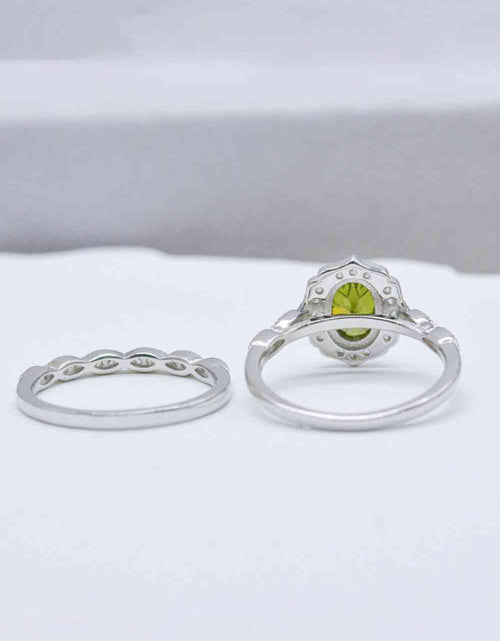 Load image into Gallery viewer, Mali Garnet Two-Piece Ring Set
