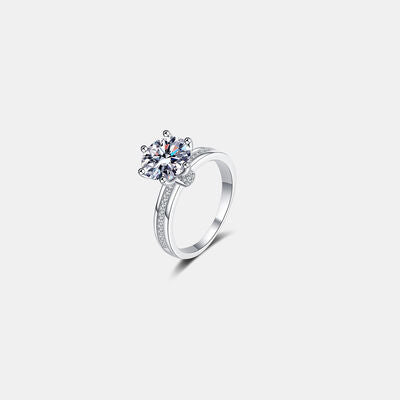 Load image into Gallery viewer, 3 Carat Moissanite 925 Sterling Silver Ring
