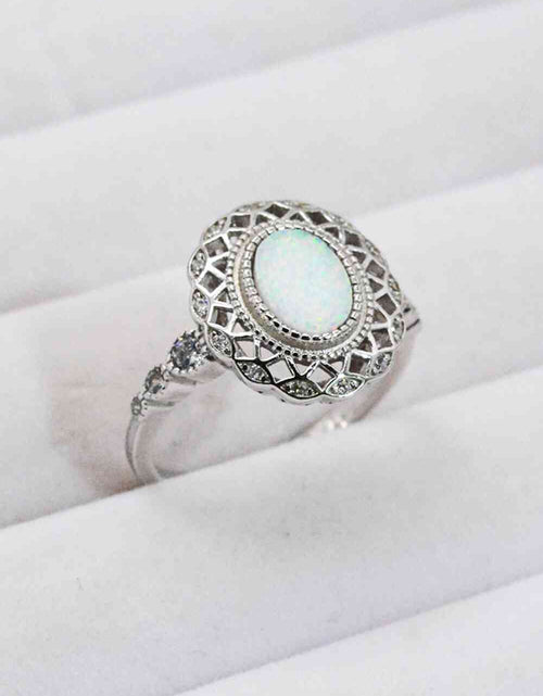 Load image into Gallery viewer, Feeling The Love 925 Sterling Silver Opal Ring
