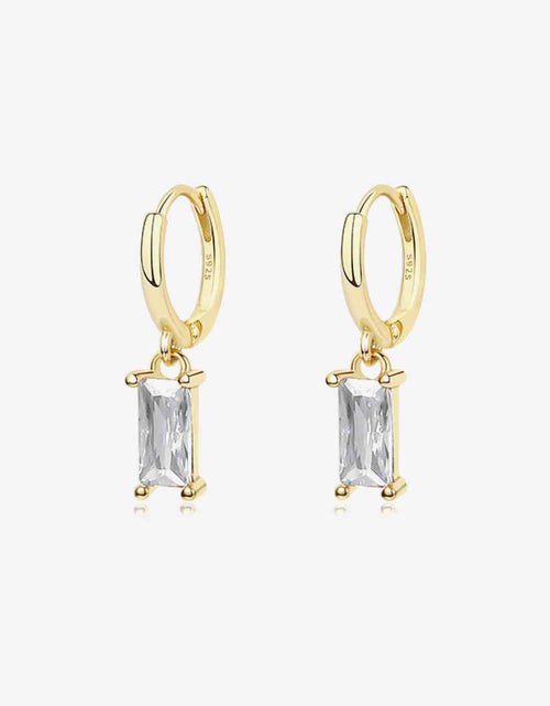 Load image into Gallery viewer, Retro 925 Sterling Silver Cubic Zirconia Drop Earrings
