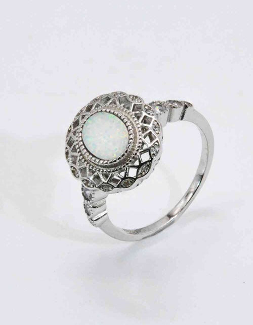 Load image into Gallery viewer, Feeling The Love 925 Sterling Silver Opal Ring
