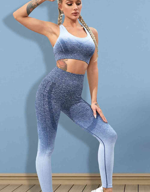 Load image into Gallery viewer, Gradient Sports Tank and Leggings Set
