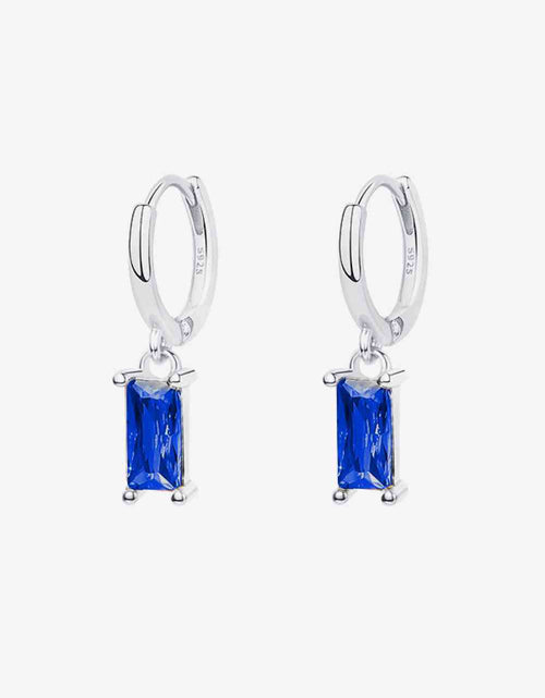 Load image into Gallery viewer, Retro 925 Sterling Silver Cubic Zirconia Drop Earrings
