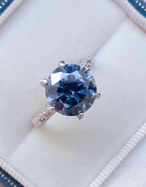 Load image into Gallery viewer, 5 Carat Moissanite 925 Sterling Silver Ring
