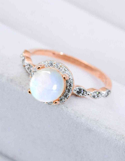 Load image into Gallery viewer, Round Moonstone Ring
