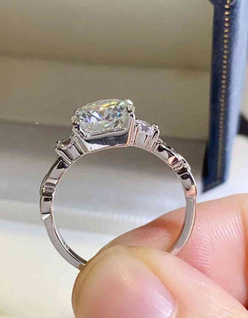 Load image into Gallery viewer, 2 Carat Moissanite 925 Sterling Silver Ring
