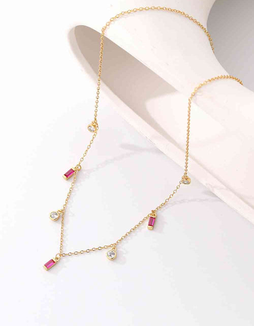 Load image into Gallery viewer, 18K Gold Plated Multi-Charm Chain Necklace
