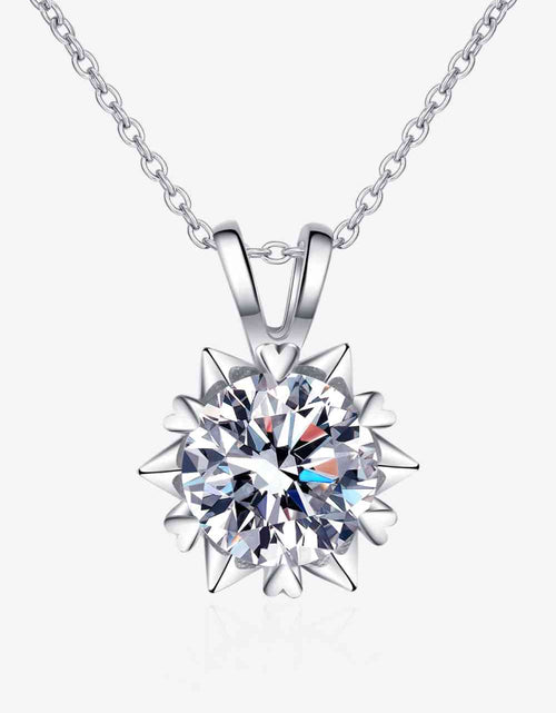 Load image into Gallery viewer, Learning To Love 925 Sterling Silver Moissanite Pendant Necklace
