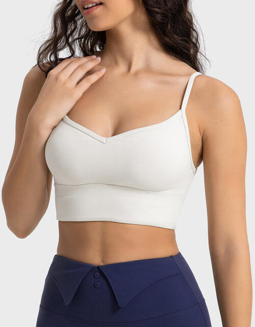 Load image into Gallery viewer, Spaghetti Strap Sport Bra
