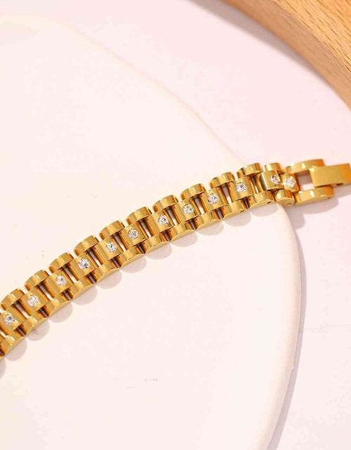 Load image into Gallery viewer, 18K Gold-Plated Watch Band Bracelet
