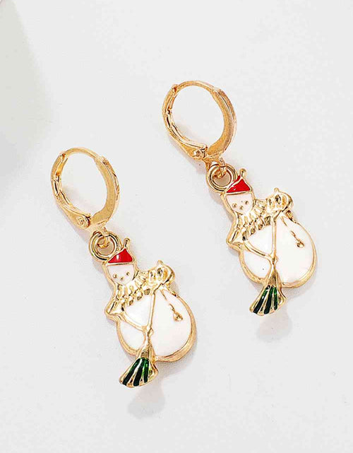 Load image into Gallery viewer, Christmas Theme Alloy Earrings
