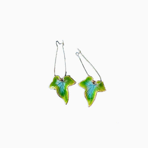 Load image into Gallery viewer, Alloy Leaf Drop Earrings
