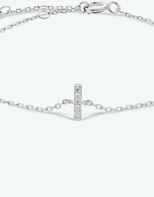 Load image into Gallery viewer, G To K Zircon 925 Sterling Silver Bracelet
