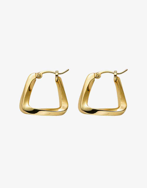 Load image into Gallery viewer, 18K Gold Plated Irregular Geometric Earrings
