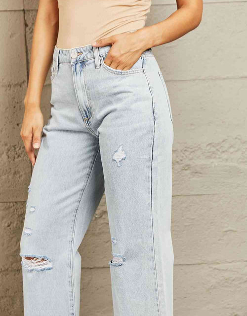 Load image into Gallery viewer, BAYEAS High Waist Flare Jeans
