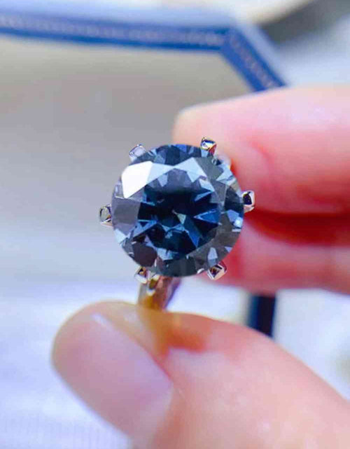 Load image into Gallery viewer, 5 Carat Moissanite 925 Sterling Silver Ring
