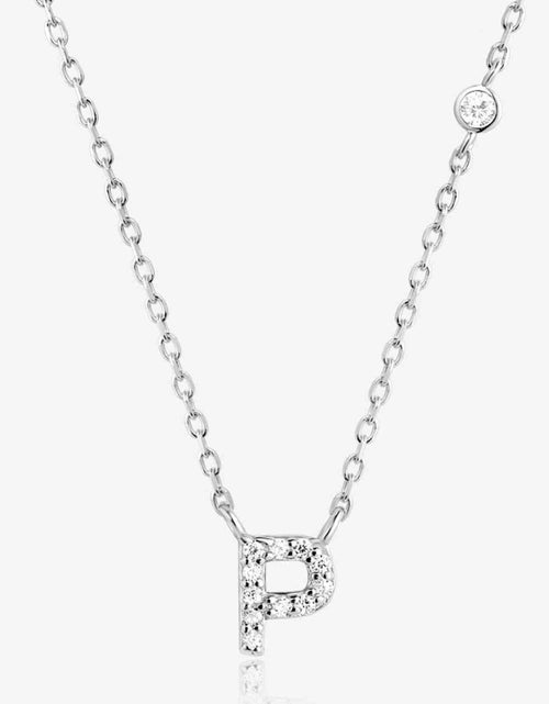 Load image into Gallery viewer, L To P Zircon 925 Sterling Silver Necklace
