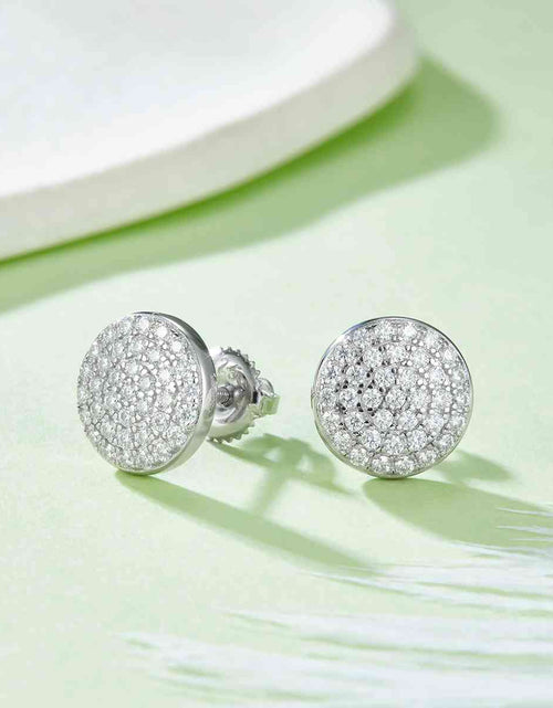 Load image into Gallery viewer, Moissanite 925 Sterling Silver Earrings
