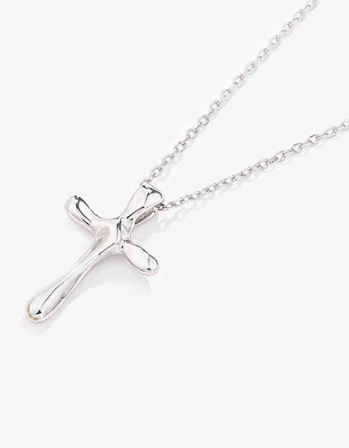 Load image into Gallery viewer, Cross Pendant 925 Sterling Silver Necklace
