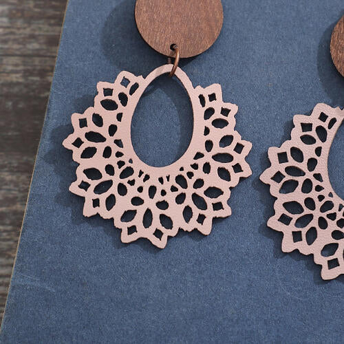 Load image into Gallery viewer, Geometric Cutout Dangle Earrings
