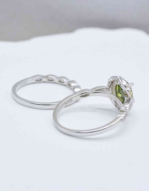 Load image into Gallery viewer, Mali Garnet Two-Piece Ring Set
