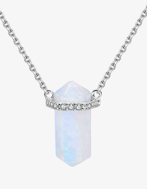 Load image into Gallery viewer, Natural Moonstone Chain-Link Necklace
