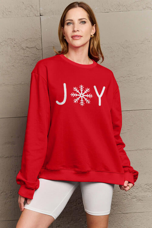 Simply Love Full Size Graphic Long Sleeve Sweatshirt