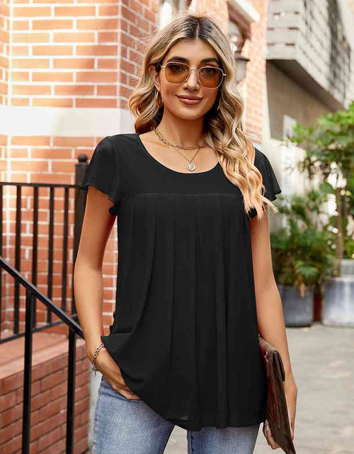 Load image into Gallery viewer, Round Neck Short Sleeve Tee
