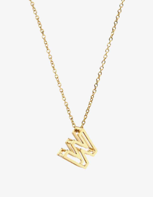 Load image into Gallery viewer, U to Z Letter Pendant Nekclace
