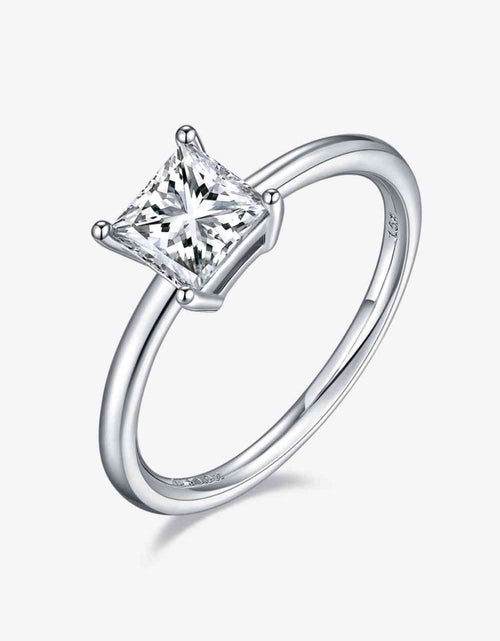 Load image into Gallery viewer, 1 Carat Moissanite 925 Sterling Silver Solitaire Ring
