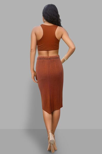 Load image into Gallery viewer, Slit High Waist Skirt
