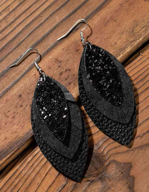 Load image into Gallery viewer, PU Leather Drop Earrings
