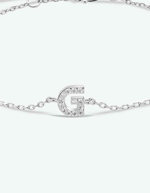 Load image into Gallery viewer, G To K Zircon 925 Sterling Silver Bracelet
