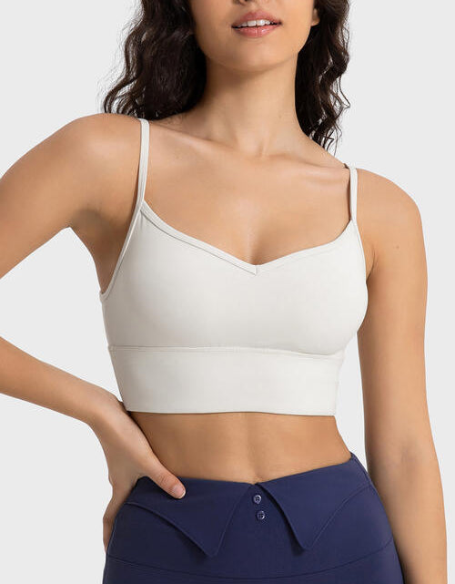 Load image into Gallery viewer, Spaghetti Strap Sport Bra
