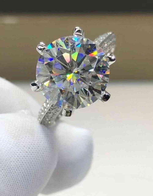 Load image into Gallery viewer, 5 Carat  Moissanite 6-Prong Ring
