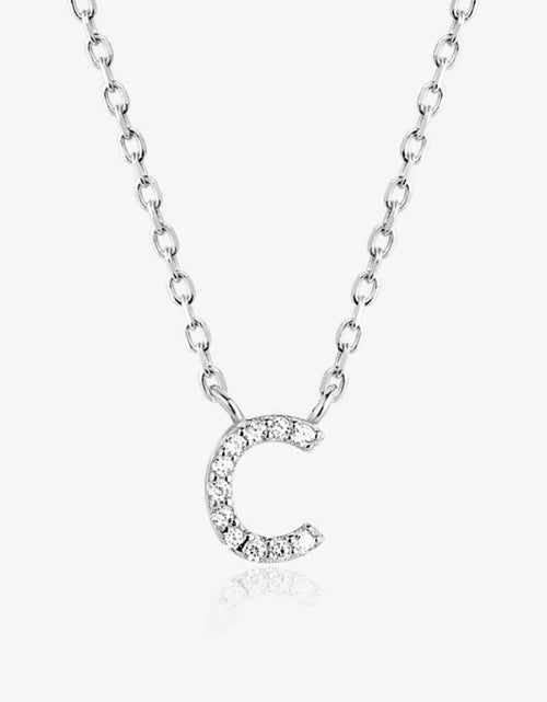 Load image into Gallery viewer, A To F Zircon 925 Sterling Silver Necklace
