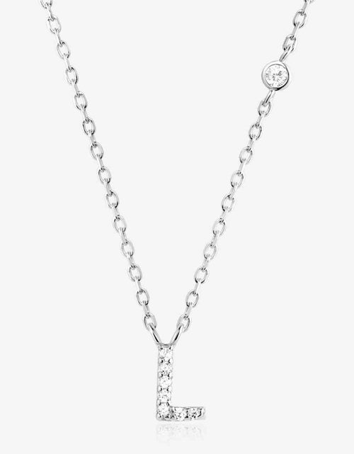 Load image into Gallery viewer, L To P Zircon 925 Sterling Silver Necklace
