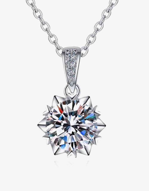 Load image into Gallery viewer, Looking At You 2 Carat Moissanite Pendant Necklace
