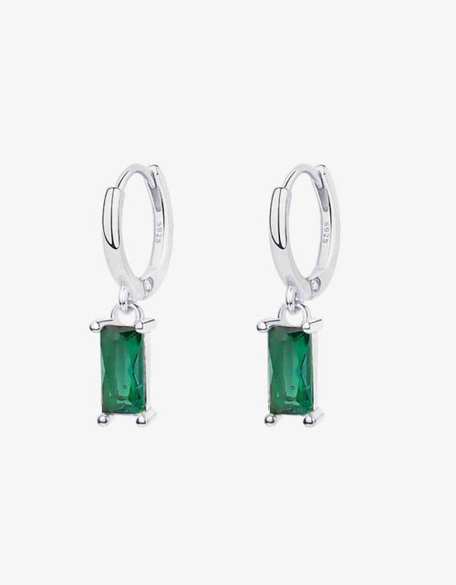 Load image into Gallery viewer, Retro 925 Sterling Silver Cubic Zirconia Drop Earrings
